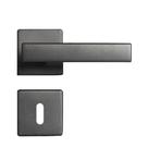 Fechadura Concept Preta Roseta Quadrada 40mm Pado