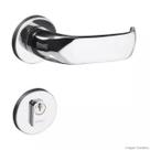 Fechadura Contemporânea Cromado Premium Externa Fechadura Contemporânea Cromado Premium Externa
