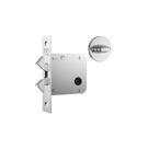 Fechadura Correr Banheiro WC STAM 1006s Classic Roseta Redonda Broca 45mm Cromada 414975