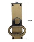 Fechadura Cremona para Janela De Abrir Colonial Lisa Bronze