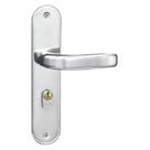 Fechadura Cromada Modelo Stilo para Porta Externa - Mgm