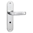 Fechadura Cromada Modelo Stilo Porta Banheiro - Mgm