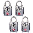 Fechadura de bagagem Master Lock 4689Q aprovada pela TSA, pacote com 4