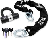 Fechadura de corrente antifurto para bicicletas AKM de 90 cm de comprimento com fechadura de disco U Lock