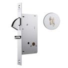 Fechadura de Correr WC STAM 950 Roseta Redonda Broca 45mm Inox Polido