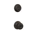 Fechadura de entrada SCHLAGE FB50NVGEO716 Bronze envelhecido georgiano
