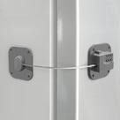 Fechadura de geladeira Coipdfty Heavy Duty Fridge Lock cinza
