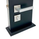 Fechadura De Porta Banheiro Acetinada 55mm Carrara ABNT