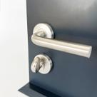 Fechadura De Porta Banheiro Escovada 55mm Parma ABNT
