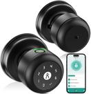 Fechadura de porta com teclado inteligente com alça, maçanetas de impressão digital com fechadura, fechadura automática com código e aplicativo, maçaneta biométrica sem chave para quarto, porta frontal, casa inteligente, apartamento, armazenamento de dados local Fechadura de porta com teclado inteligente com alça, maçanetas de impressão digital com fechadura, fechadura automática com código e aplicativo, maçaneta biométrica sem chave para quarto, porta frontal, casa inteligente, apartamento, armazenamento de dados local