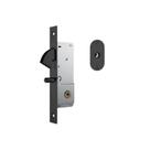 Fechadura De Porta De Correr Stam Tetra 1940 Preto