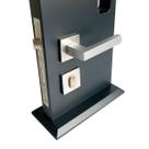 Fechadura De Porta Externa Interna Acetinada 55mm Carrara ABNT