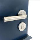 Fechadura De Porta Externa Interna Escovada 55mm Parma ABNT