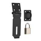 Fechadura de porta Hasp Latch Alise MST009-B 10 cm SUS 304 inoxidável Fechadura de porta Hasp Latch Alise MST009-B 10 cm SUS 304 inoxidável