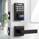 Fechadura de porta inteligente com impressão digital KNOBWELL KNOBWELL Keyless Entry preta