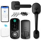 Fechadura de porta inteligente Seifgard Keyless Entry Deadbolt com conjunto de alças