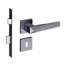 Fechadura de Porta Interna Pado Ascot 55mm RQ2 Grafite Escov