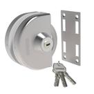 Fechadura de Pressão para Porta de Correr de Vidro/Alvenaria V/A159 Pk Vp523 Inox Escovado Soprano Fechadura de Pressão para Porta de Correr de Vidro/Alvenaria V/A159 Pk Vp523 Inox Escovado Soprano