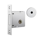 Fechadura de Segurança Trava Auxiliar 1004 Tetra Chave Roseta Redonda Cromado 40mm Stam