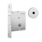 Fechadura de Segurança Trava Tetra Auxiliar 1002 Três Voltas Cromado 40mm Stam