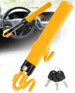 Fechadura de Volante Antifurto Tevlaphee Heavy Duty - Amarela