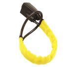 Fechadura de volante Luqeeg Universal Anti Theft Car Amarelo