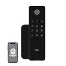Fechadura Digital Agl T12s Preta Wifi App Biometria E Senha