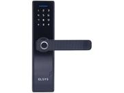 Fechadura Digital De Embutir Com Biometria Esf-de2000b Preto Elsys