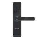 Fechadura Digital De Embutir Wi-fi Com Biometria Esf-de4000b Preto Elsys