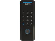 Fechadura Digital de Sobrepor ELSYS, Bluetooth, Com Biometria, Preto - ESF-DS4100V