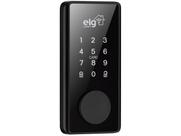 Fechadura Digital Inteligente, Wi-Fi, 4 Modos de Abertura Senha App Tag Chave, Preto, SHFD701, ELG