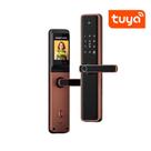 Fechadura Digital S818MAX Tuya WiFi Camera Vermelho Bronze