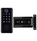 Fechadura Digital S8535 BT Tuya BLE Senha Chave IP65 Preta
