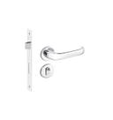 Fechadura duna imab externa cromada c/ cilindro chave pequena 40mm