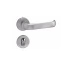 Fechadura duna imab externa cromo acetinada escovada c/ cilindro chave pequena 40mm
