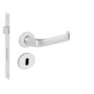 Fechadura duna m0987z zamac cromo acetinado imab