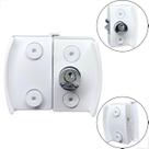 Fechadura e Contra Mini 3532 3536 Para Janela Correr Branco