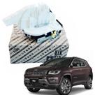 Fechadura Elétrica Porta Dianteira Jeep Compass Trailhawk 2017 2018 2019 2020 2021 Lado Esquerdo 6 Pinos