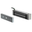 Fechadura Eletroima Trava Eletromagnética 150Kgf Cinza Soprano