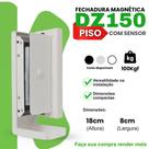 Fechadura Eletromagnética Eletroimã 150Kg Piso C/Sensor Ipec Fechadura Eletromagnética Eletroimã 150Kg Piso C/Sensor Ipec