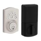 Fechadura eletrônica Deadbolt Kwikset Powerbolt 240 Satin Nickel Fechadura eletrônica Deadbolt Kwikset Powerbolt 240 Satin Nickel