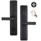 Fechadura Eletronica Digital Wifi Biometria App Chave Cartao Celular Smartphone Porta Segurança Residencial Alarme