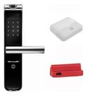 Fechadura Eletronica Digital Yale Ymf 40a Maçaneta Combo