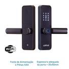 Fechadura eletrônica semiautomática com WiFi