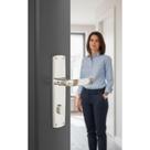 Fechadura Externa 55mm Inox Alta Segurança Aço Cromado