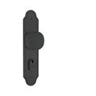 Fechadura Externa Bola Fixa Preto Fosco 80302