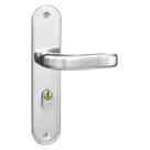 Fechadura Externa Espelho Aço 40mm Mgm Stilo