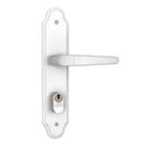 Fechadura Externa Para Porta Madeira Broca 40mm Branca Stam