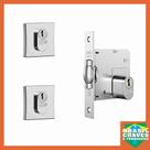 Fechadura Externa Pivotante 1005 Roseta Quadrada Cromada 45mm STAM Fechadura Externa Pivotante 1005 Roseta Quadrada Cromada 45mm STAM