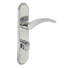 Fechadura Externa Porta Ferro Madeira 40 mm Aliança Cromada